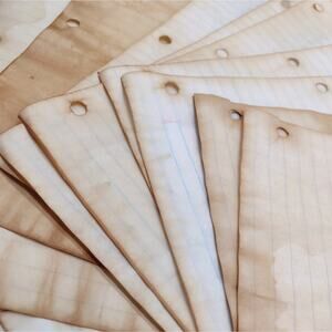 25 Coffee Dyed Notebook Papers, Hand Dyed Papers, Junk Journal Supply